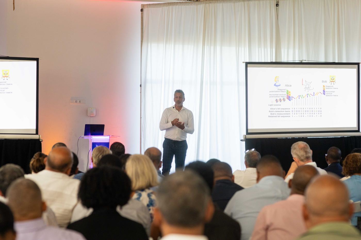 Presentation with slides